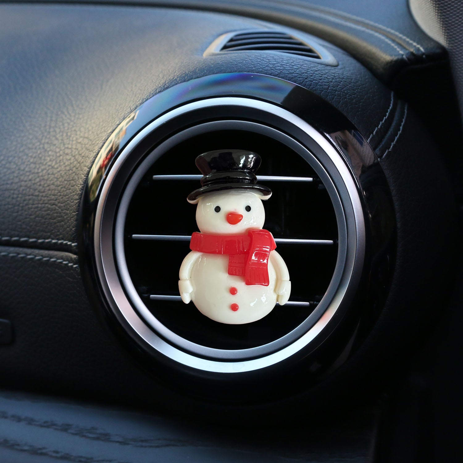 Wholesale Christmas tree reindeer snowman car perfume decoration clip
